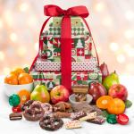 Christmas Cheer Fruit and Chocolate Deluxe Tower