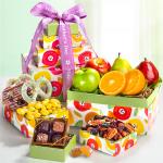 Mother's Day Fruit & Sweets Gift Tower