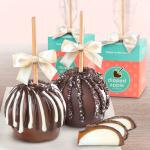 Milk & Dark Decadence Chocolate Dipped Caramel Apples Pair