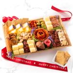 Merry Christmas Nibble Charcuterie Deluxe Board for 4-5
