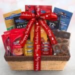Valentine's Deluxe Ghirardelli Delights Gift Basket