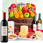 Generous Gourmet Market Favorites Fruit Basket with Wine - Edmeades Zinfandel