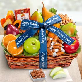 AA4094F, Father's Day Orchard Delight Fruit and Gourmet Basket