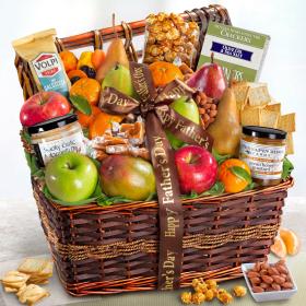 AA4102F, Father's Day Abundance Gourmet Fruit Basket