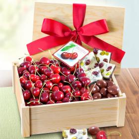 AC1060, Fresh Cherries and Gourmet Chocolate Crate
