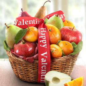 AA4103V, Happy Valentines Day Best Fruit Basket