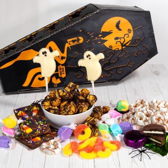 Spooky Halloween Treats in Coffin Box AB1079 A Gift Inside
