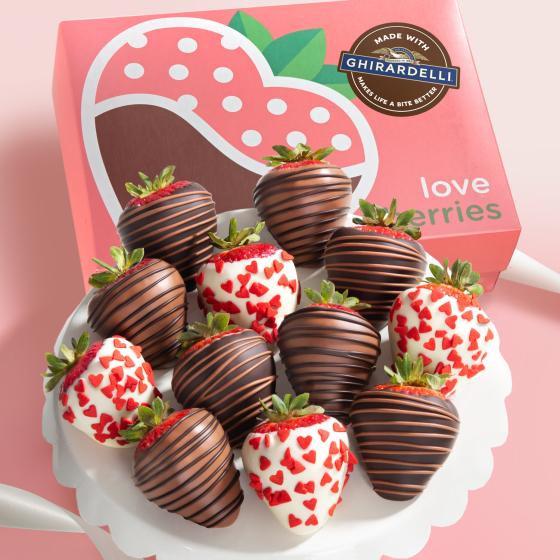 Made with Ghirardelli Love is Sweet Chocolate Covered Strawberries 12