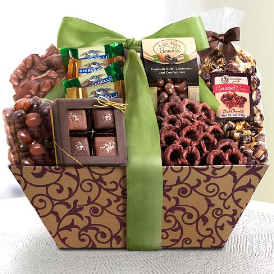 DO NOT MAKE LIVE Chocolate Galore Gift Basket AP0003 A