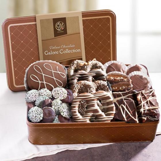 Premium Handmade Chocolates Deluxe Assortment in Gift Tin CY4201 A