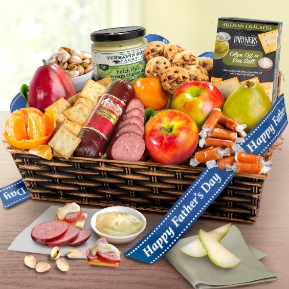 AA4084F, Dad's Ultimate Snack Basket for Father's Day
