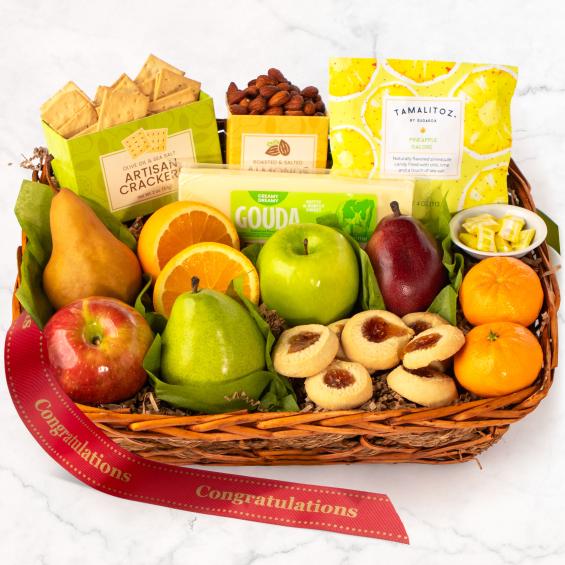 AA4101C, Congratulations Deluxe Fruit Basket