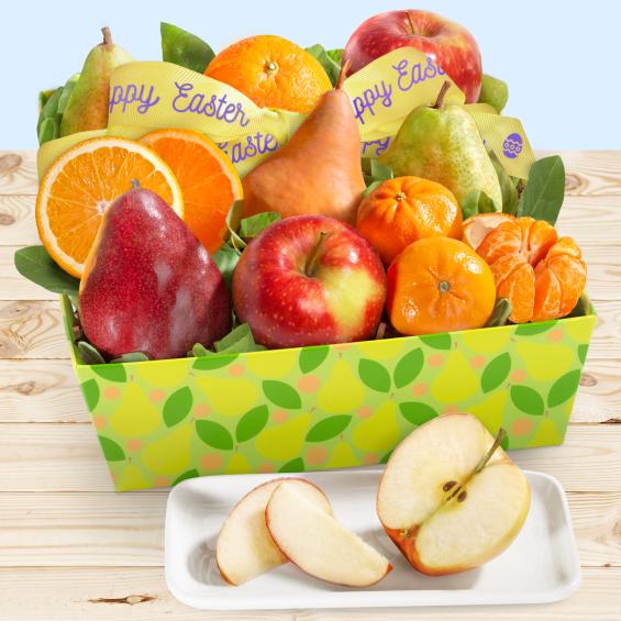 AA4103Easter, Happy Easter Fruit Favorites Basket
