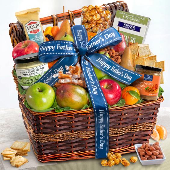 AA4110F, Father's Day Abundance Gourmet Fruit Basket