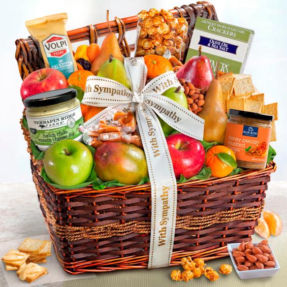 AA4110S, Sympathy Abundance Classic Fruit Basket