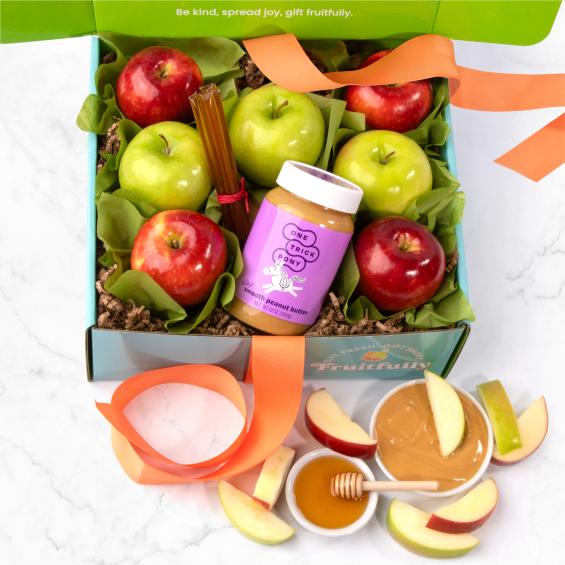 AB1011, Apples, Peanut Butter & Honey Gift Box