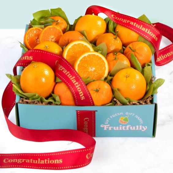 AB1044C, Congratulations California Citrus Duet Gift Box