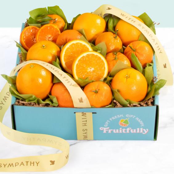 AB1044S, With Sympathy California Citrus Duet Gift Box
