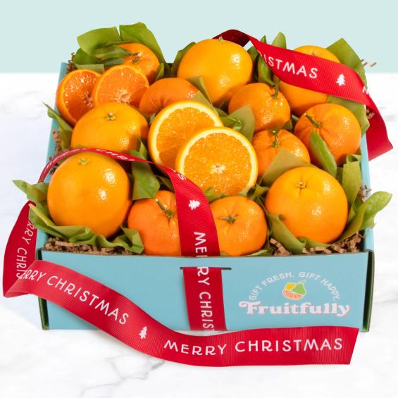 AB1044X, Merry Christmas Citrus Duet Gift Box