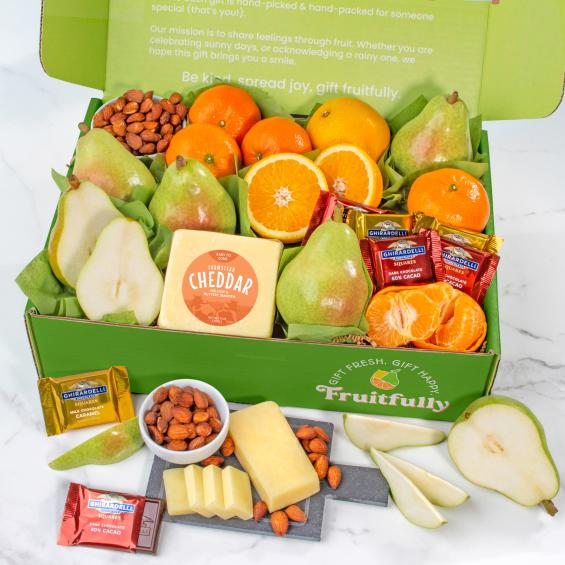 AB2022, Harvest Favorites Fruit and Gourmet Gift Box