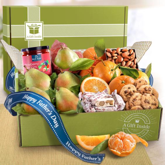AB2022F, Father's Day Harvest Favorites Fruit and Gourmet Gift Box