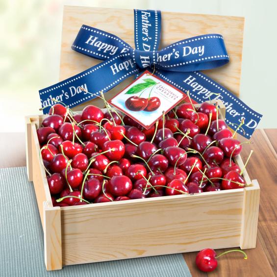 AC1065F, Happy Father's Day Fresh California Cherries Gift Crate