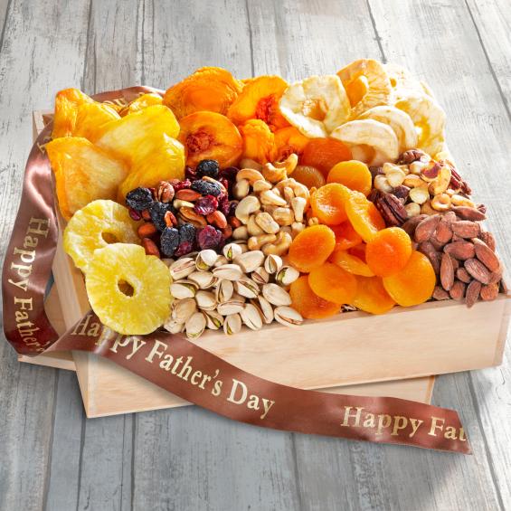 AC2024F, Happy Father's Day Dried Fruit & Nut Gift Crate
