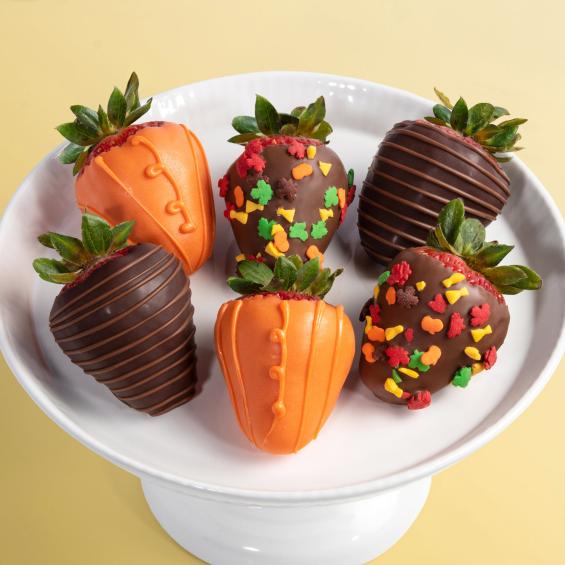 Assorted Chocolate Dipped Strawberry Gift Box