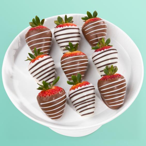 ACD3002, Berry Bites Dipped Strawberries - 9 Fun Size Berries