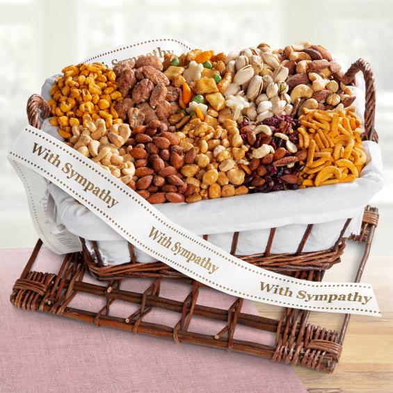 AA3012S, Sympathy Snack Attack Gift Basket