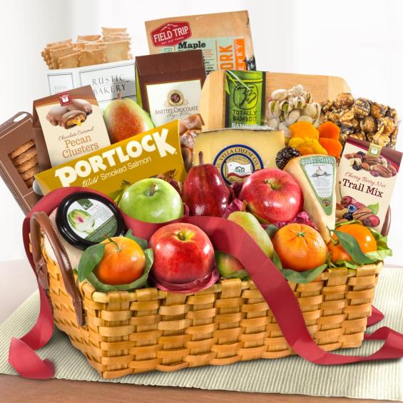 AA3034, DO NOT MAKE LIVE Bountiful Gourmet Artisan Collection Fruit Basket