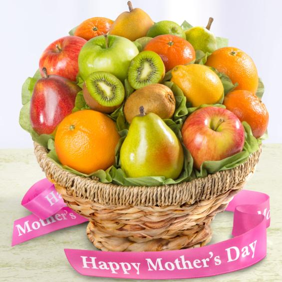 AA4026M, Mother's Day Orchard Favorites In Keepsake Basket