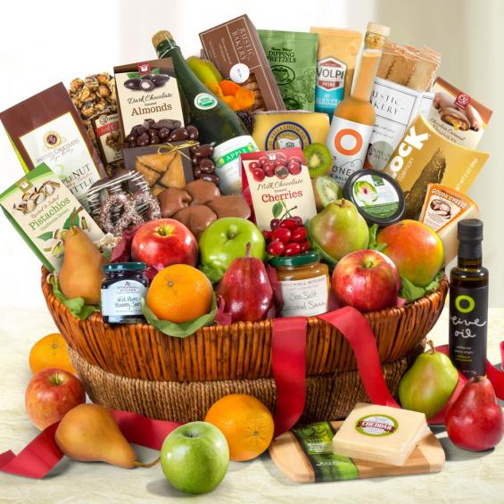 Motherlode Grand Fruit and Gourmet Gift Basket AA4068 A Gift Inside