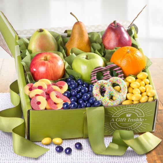 AB1025, Springtime Festival Fruit and Chocolate Gift Box