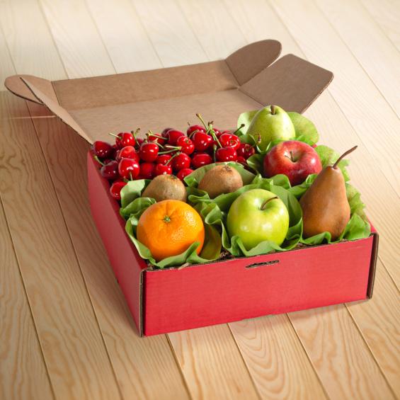 AB1056, Orchard Fresh Fruit & Cherries Gift Box