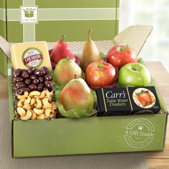 AB2017, Perfect Pairings Deluxe Fruit, Cheese and Gourmet Gift Box