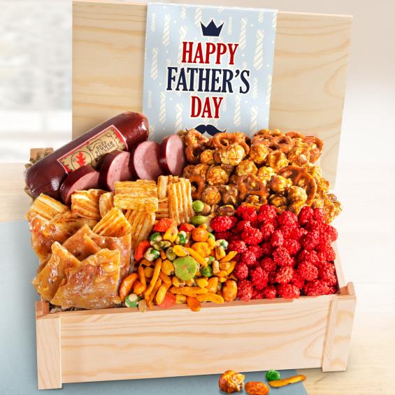 AC2037, Father's Day Meat & Snacks Gift Crate