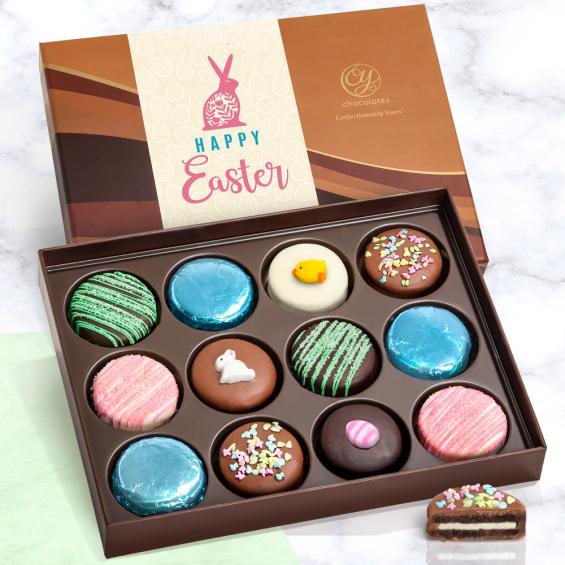 12 Happy Easter Chocolate Covered Oreos ACC1007 A Gift Inside