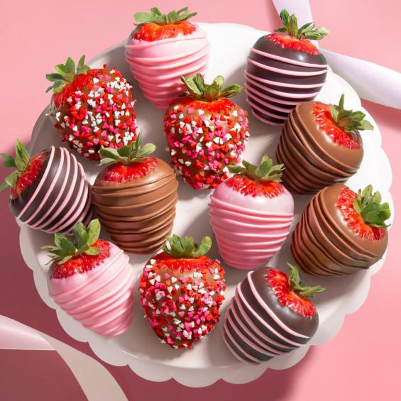 This Love Is Strawberry Sweet The Original Love Berries Chocolate Dipped Strawberries - 12 Berries
