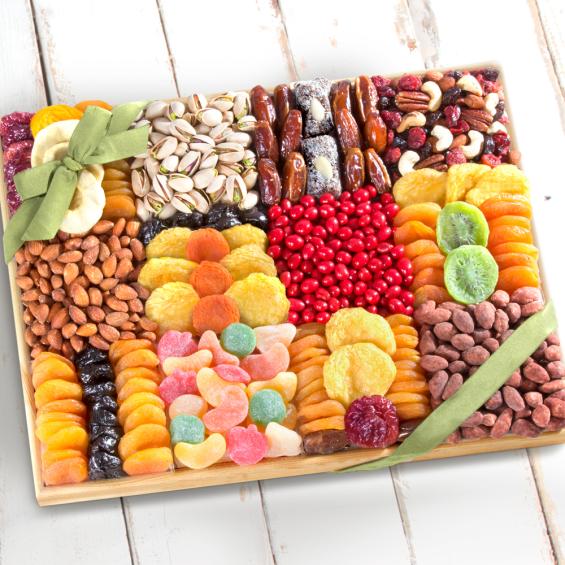 AP8047, Summer Extravagance Ultimate Dried Fruit & Nut Tray