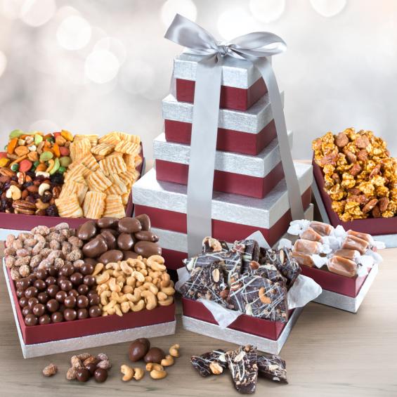ATC0143, Layers of Flavors Snacks Collection Tower