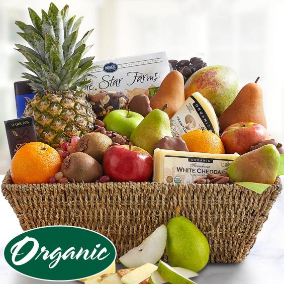 Deluxe Organic Gift Basket RA5010 A Gift Inside