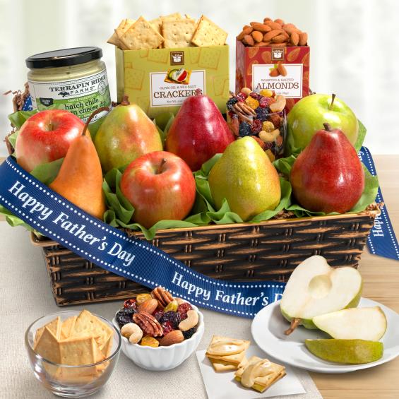 AP8019F, Father's Day Classic Fruit and Gourmet Gift Basket