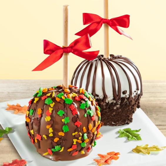 CA2012, Fall Fun Chocolate Caramel Apples Pair