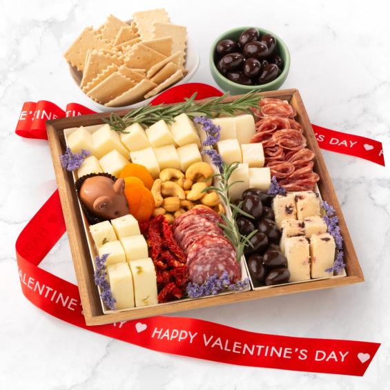 CH1000V, Happy Valentine's Day Nibble Charcuterie Board for Two