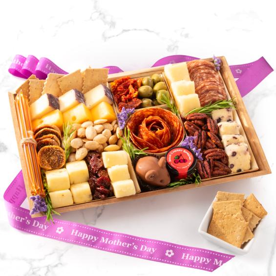 CH2000M, Happy Mother's Day Nibble Charcuterie Deluxe Board for 4-5