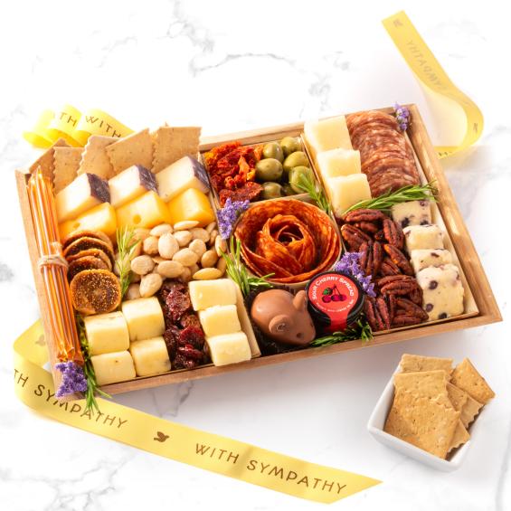 CH2000S, With Sympathy Nibble Charcuterie Deluxe Board for 4-5