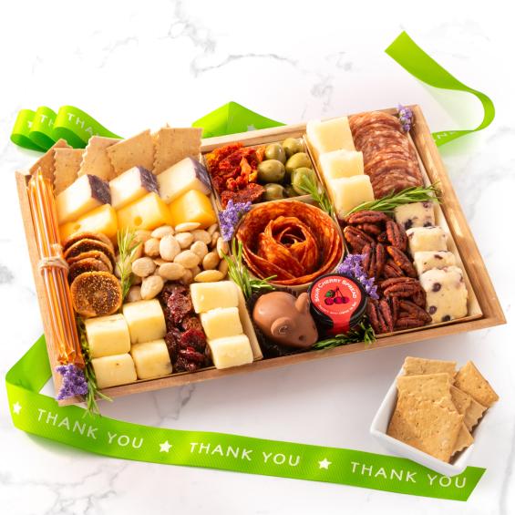 CH2000T, Thank You Nibble Charcuterie Deluxe Board for 4-5