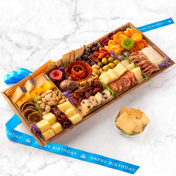 CH3000B, Happy Birthday Nibble Charcuterie Premium Board for 6-9