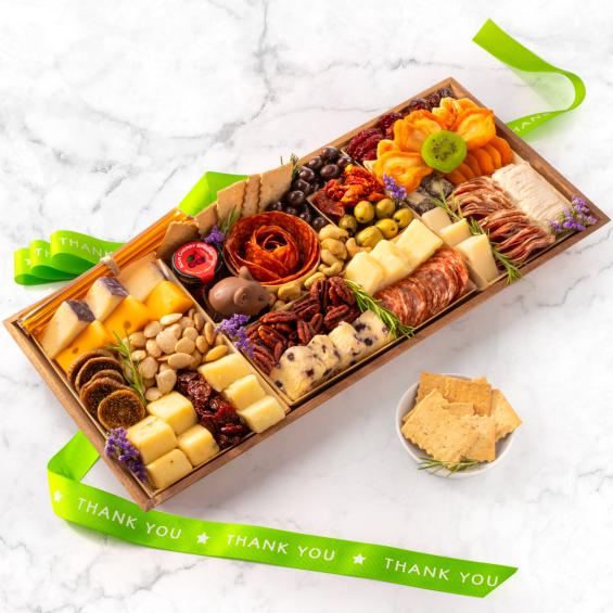 CH3000T, Thank You Nibble Charcuterie Premium Board for 6-9